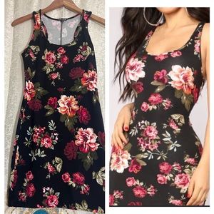 Floral Dress (BLACK/MULTI)